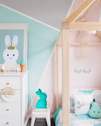 This way, the room can be painted teal through decorative pieces such as bedding, pillows, throw pillows, and wall arts. The Best Colour Block Walls In The Kids Room Lunamag Com