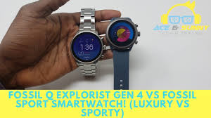 Fossil gen 4 dan sport smartwatch hadir dengan fitur yang canggih dengan desain mewah dari fossil. Fossil Q Explorist Gen 4 Vs Fossil Sport Smartwatch Luxury Vs Sporty Youtube