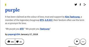 N = data do not exist; Was Bedeutet I Purple You Bts K Pop Army Bangtan Boys