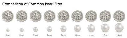 Pearl Size Comparison Pearls Com
