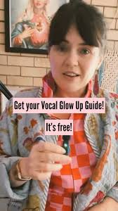 Comment the word ‘Voice’ for your Vocal Glow Up Guide