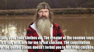 You put in your article that the robertson family really believes strongly that if the human race loved each other and they loved god, we would just be better off. Duck Dynasty S Phil Robertson Says Homosexuals Are Full Of Murder In Newly Surfaced Video