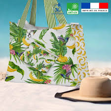 Maybe you would like to learn more about one of these? Kit Sac De Plage Impermeable Motif Banane Queen Size Tissus Price