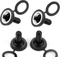 12mm Kippschalter Wasserdichte Gummikappe Stiefelabdeckung Schwarz - 20  Stücke,Schaltnetzteil : Amazon.de: Sport & Freizeit