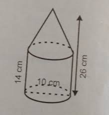 Cara mencari volume bangun gabungan kerucut dan tabung brainly co id. 34 Perhatikan Gambar Berdasarkan Gambar Di Atas Berapa Cm3 Volume Gabungan Bangun Ruang Tersebut Brainly Co Id