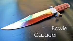 ¿deseas adquirir una plantillas para cuchillos de caza tradicional? Fabricacion De Cuchillo Bowie Cazador Youtube