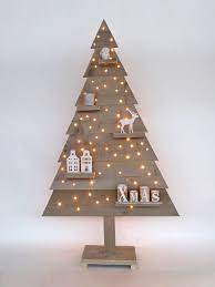 houten kerstboom steigerhout 170 cm met led lampjes houten kerstbomen zelfgemaakte kerstboom kerst projecten