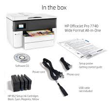 On this page provides a printer download link hp officejet pro 7720 driver for all types and also a driver scanner directly from the official so you are more helpful to find the links you want. Hp Officejet Pro 7740 Wide Format All In One Printer With Wireless Printing Amazon Dash Replenishment Ready G5j38a Amazon Sg Electronics