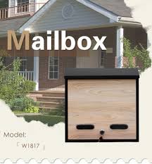 With a durable powder coat finish, the townhouse keeps its good looks and your mail stays safe. Customized Wall Mounted Galvanized Steel Metal Box Letter Box With Wooden Grain Printed China Mail Box Post Box Made In China Com