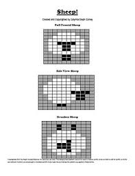 ravelry sheep intarsia charts pattern by steph conley