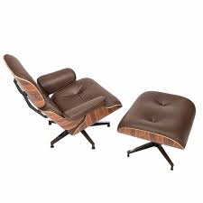 The chris are in good vintage condition with minor wear on the button tufting. Eames Designed Lounge Chair With Ottoman A Steelform Design Classic