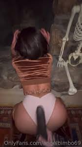 Uncover Angel Bimbo's secret desires - huge boobs and control with a large dark dick!