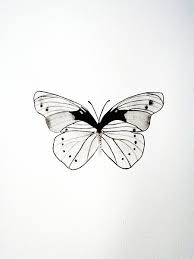 Black ink works best for these tiny creations, especially in areas that will be exposed to more rubbing, like hands and feet. Simple Tiny Black And White Butterfly Tattoo Design Tattooimages Biz