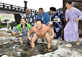 Tottori: Naked Pose May Help Open-Air Onsen after Damage by Typhoon - The  Japan News