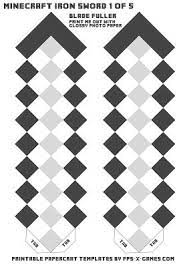 Minecraft Large Printable Iron Sword Fpsxgames Minecraft Diamond Sword Minecraft Sword Minecraft Party Decorations