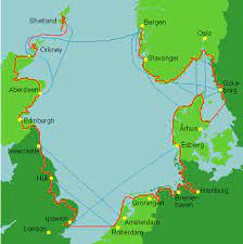 Cycle Paths Scotland Map North Sea Cycle Route