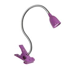 Newhouse Lighting 21 In Purple Led Clamp Desk Lamp Light Nhclp Led Pur The Home Depot Desk Lamp Lamp Lamp Light