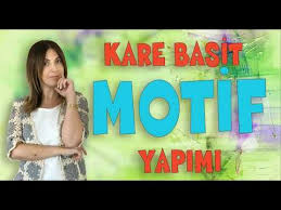 Basit Kare Motif Yapimi Youtube Basit Youtube