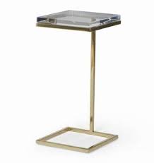 Acrylic Martini Side Table Mecox Gardens Accent Table Furniture Side Table