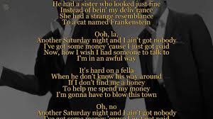 We did not find results for: Another Saturday Night Lyrics Lyricswalls