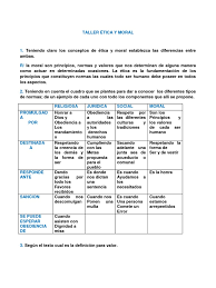 Capacitación para el trabajo ética y valores (pedagogía) seminario de tesis (pedagogía méxico). Taller Etica Y Moral Dignidad Moralidad