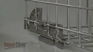 **disclaimer** this part is commonly located around the outside of the dishwasher tub, between the cabinet and housing cabinet that the appliance is installed into. Kitchenaid Dishwasher Lower Rack Left Support Wpw10473807 Youtube