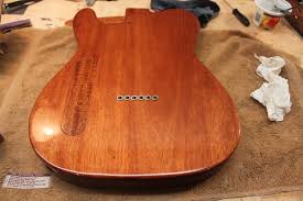 Steps to finishing a door Staining Mahogany Telecaster Guitar Forum
