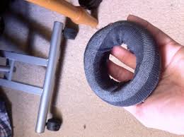 Snip the toes portion of the sock and fold the sock downward to make a donut. Sock Hair Bun Pad How To Make A Bobble Tie Sewing On Cut Out Keep