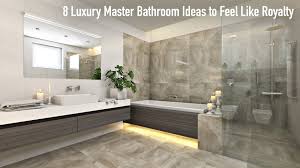 This bathroom has some great color ideas, matching the white of the tubs with the light baby blue walls to give the room a nice calm feel. 8 Luxury Master Bathroom Ideas To Feel Like Royalty The Pinnacle List