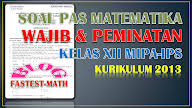 Kunci jawaban matematika kelas 11 guru ilmu sosial. Soal Pas Matematika Peminatan Kelas 12 Xii Sma Ma K13 Kunci Jawaban Dan Pembahasannya Fastest Math