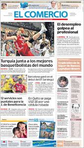 See more of el comercio digital on facebook. Newspaper El Comercio Ecuador Newspapers In Ecuador Sunday S Edition August 29 Of 2010 Kiosko Net