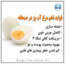 مجله ایران سالم - فواید تخم مرغ آب پز در صبحانه