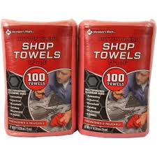 Featuring a large bath towel and a matching towel, made from 100% soft microfiber cotton fleece, it combines luxury with comfort. Member S Mark Commercial Shop Towels 100ct Sam S Club