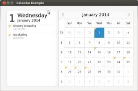 Qt Quick Controls Calendar Example Qt Quick Controls 5 7