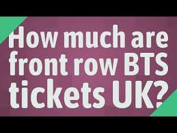 Front row tickets puts you front and center for your favorite events and festivities. How Much Are Front Row Bts Tickets Uk Youtube