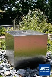 Gartenbrunnen Springbrunnen Edelstahl Kubus 80 Slink Ideen Mit Wasser Gartenbrunnen Springbrunnen Terrassenbrunnen