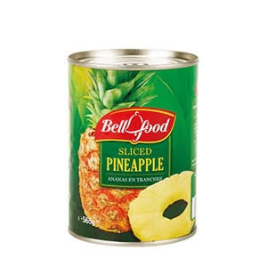 Bell Food Sliced Pineapple 565g