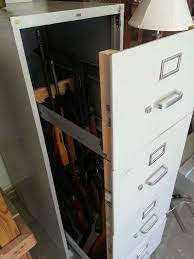 Create a basic frame measuring about 44 inches long, 36 inches tall, and 24 inches deep. 21 Interesting Gun Cabinet And Rack Plans To Securely Store Your Guns