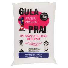 Gasoline prices in malaysia is expected to be 0.45 usd/liter by the end of this quarter, according to trading economics global macro models and analysts expectations. Gula Prai Fine Granulated Sugar 1kg Tesco Groceries