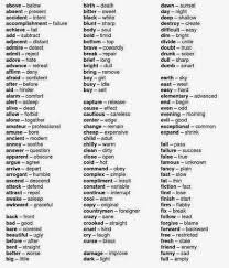 Contrari Opposite Words English Lessons Learn English