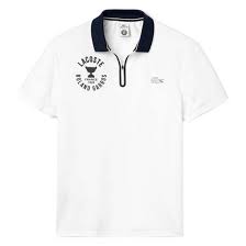 We love going back to one of our favourite cities in the world with one of our favourite brands to experience the start. Lacoste Col Zippe Roland Garros Piquee Ultra Dry Short Sleeve Polo Shirt White Smashinn