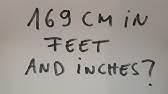 5 feet and 9.21 inches. 175 Cm In Feet And Inches Youtube