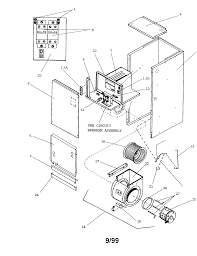 The unit may be installed in upflow or horizontal left orientation as shipped (refer to specific sections Janitrol A48 10 Air Handler Parts Sears Partsdirect