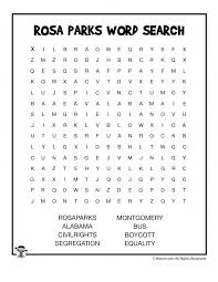 Rosa Parks Day Printables Woo Jr Kids Activities Rosa Parks Rosa Parks For Kids Black History Month Words