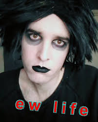 #sad #sadboy #gothboy #sadness #gothmakeup #boysinmakeup