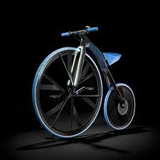 Old Meets New Electric Powered Velocipede In Carbon And Plastics Concept 1865 Electric Bike By Ding3000 Electric Bike Bicycle Bike Design