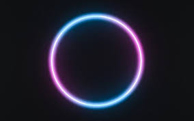 Neon Frame Sign In The Shape Of A Circle Premium Photo Freepik Photo Banner Frame Black Background Images Love Background Images Blur Photo Background