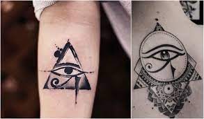 Although some people think that the two symbols are interchangeable, they aren't. Triangle Horus Egyptian Tattoo Triangle Eye Of Horus Tattoo Novocom Top