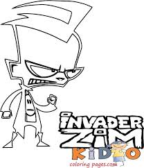A new drawing tutorial is uploaded every week, so stay tooned! Invader Zim Coloring Pages Cartoon Kids Coloring Pages