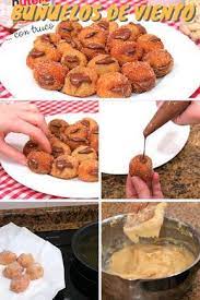 Bunuelos De Viento Rellenos De Nutella Bunuelos Nutella Nutella Recetas